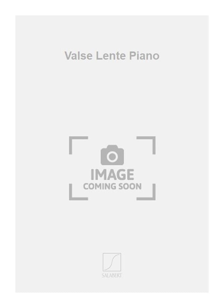 Valse Lente Piano